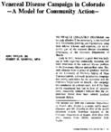 Venereal disease campaign in Coloradoa model for community action
