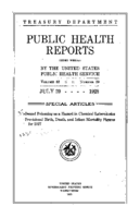 Public Health Reports  v 43 no 29  cover