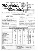 Morbidity and Mortality Weekly Report Vol 17 No 24 week ending June 15 1968