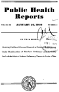 Public Health Reports  v 55 no 4  cover