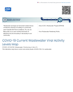 COVID19 Current Wastewater Viral Activity Levels Map  COVID19 NWSS Wastewater Monitoring in the US