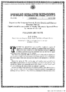 Public Health Reports July 27 1906 Reports Of The SurgeonGeneral Public Health And MarineHospital Service Experimental Transmission Of Rocky Mountain Spotted Fever By Means Of The Tick Preliminary Note By Ww King
