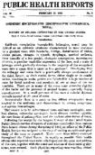 Public Health Reports  V 36 No 6 February 11 1921