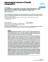 A method for statistically comparing spatial distribution maps
