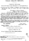 Public Health Reports  v 20 no 9 March 3 1905