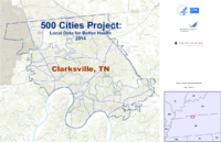 500 Cities Project Local Data for Better Health 2014 Clarksville TN