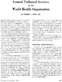 Central technical services of the World Health Organization