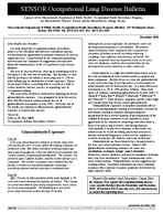Glutaraldehyde exposure