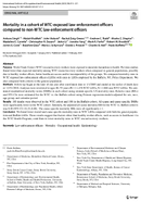 Mortality in a Cohort of WTCExposed LawEnforcement Officers Compared to NonWTC LawEnforcement Officers