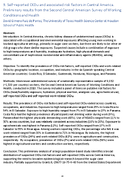 Selfreported CKDu and associated risk factors in Central America Preliminary results from the Second Central American Survey of Working Conditions and Health
