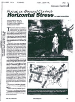 Focus on Ground Control Horizontal Stress