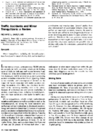 Traffic Accidents And Minor Tranquilizers A Review