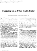 Marketing for an urban health center