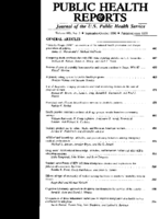 Public Health Rep  v 105 no 5  table of contents