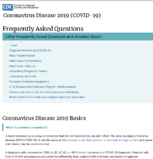 Coronavirus Disease 2019 COVID19 Frequently Asked Questions March 22 2020