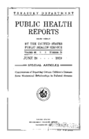 Public Health Reports  v 44 no 26  cover