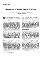Education of public health workers
