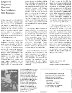 Improved Pregnancy OutcomeNew Initiative Old Principles