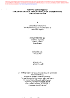 InDepth Survey Report Evaluation of Local Exhaust Ventilation System for the 010 Culling System at United States Postal Service Merrifield Processing and Distribution Center Merrifield Virginia 200301