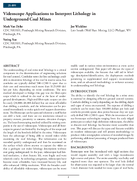 Videoscope Applications to Interpret Lithology in Underground Coal Mines