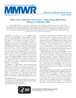 COVID19 in a Longterm Care Facility  King County Washington February 27March 9 2020