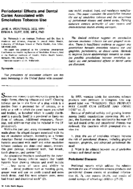 Periodontal effects and dental caries associated with smokeless tobacco use