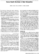 Home health services in New Hampshire