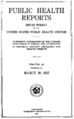 Public Health Reports  v 32 no 13  cover