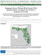 Mapping Chronic Disease Risk Factors With ArcGIS Online in Support of COVID19 Response in Florida