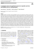 A Systematic Review of Occupational Exposure to Respirable Coal Mine Dust RCMD in the US Mining Industry