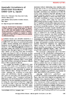 Sporadic Occurrence of EnsitrelvirResistant SARSCoV2 Japan