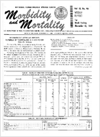 Morbidity and Mortality Weekly Report Vol 18 No 46 week ending November 15 1969