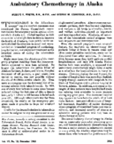 Ambulatory chemotherapy in Alaska