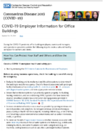 COVID19 Employer Information for Office Buildings Oct 29 2020
