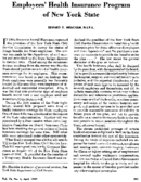 Employees health insurance program of New York State