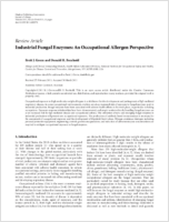Industrial Fungal Enzymes An Occupational Allergen Perspective