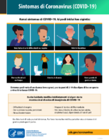 Sintomas di Coronavirus COVID19