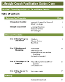 Lifestyle Coach Facilitation Guide Session 3  Three Ways to Eat Less Fat and Fewer Calories