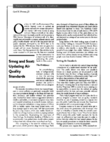 Smog And Soot Updating Air Quality Standards