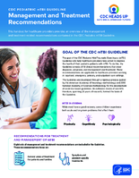 CDC Pediatric mTBI Guideline Management and Treatment Recommendations