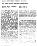 Relative effectiveness of diethyl toluamide and M2020 against Aedes scapularis Rondani