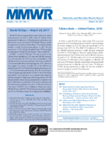 MMWR Morbidity and Mortality Weekly Report Vol 66 No 11 March 24 2017