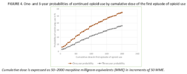 Figure  4 One and 3year probabilities of continued opioid use by cumulative dose of the first episode of opioid use