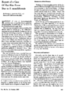 Report of a case of ratbite fever due to S moniliformis