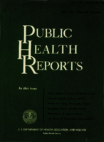 Public Health Reports  v 80 no 7 July 1965  cover