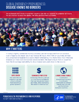 Global emergency preparedness  disease knows no borders
