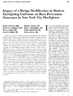 Impact of a Design Modification in Modern Firefighting Uniforms on Burn Prevention Outcomes in New York City Firefighters