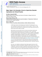 Major Gaps in the Cascade of Care for Opioid Use Disorder Implications for Clinical Practice