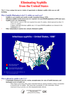 Eliminating syphilis from the United States