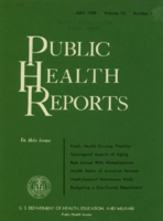 Public health reports  v 73 no 7  cover
